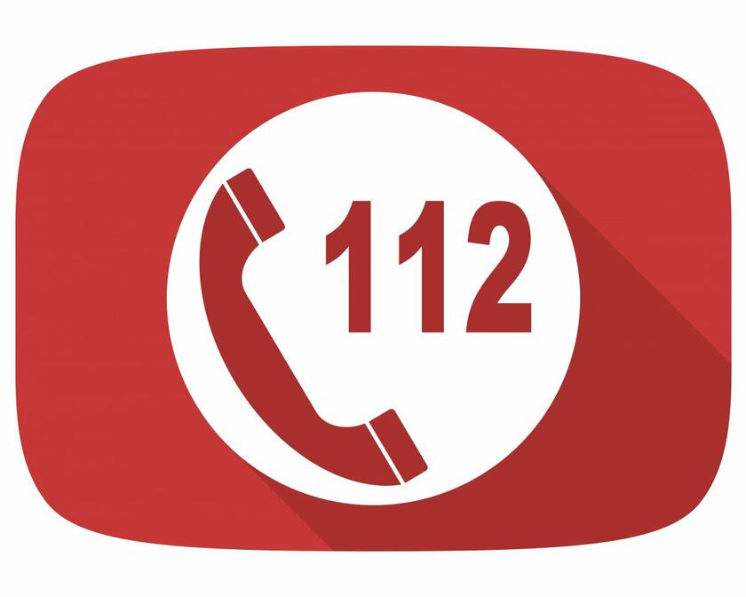 Le symbole du numéro d'urgence 112