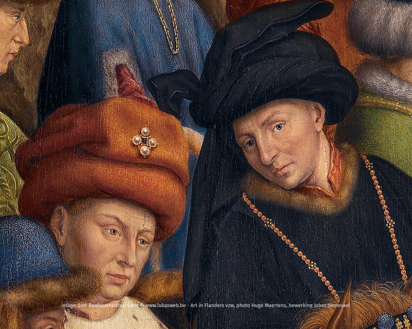 Jan en Hubert Van Eyck op het lam gods