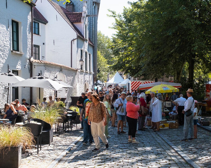 Flea market in the Patershol