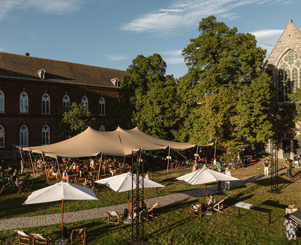 View of the festival grounds