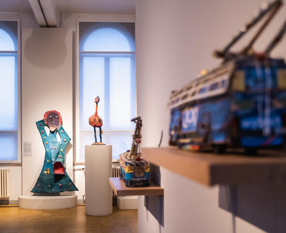 Artwork in the Dr. Guislain Museum 