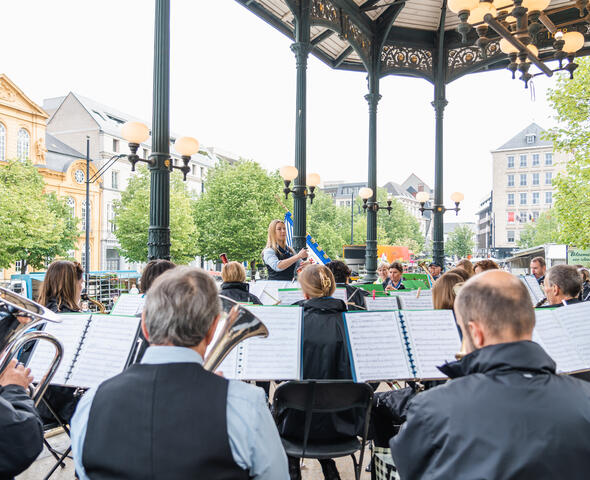 Muzikanten op de Kouter