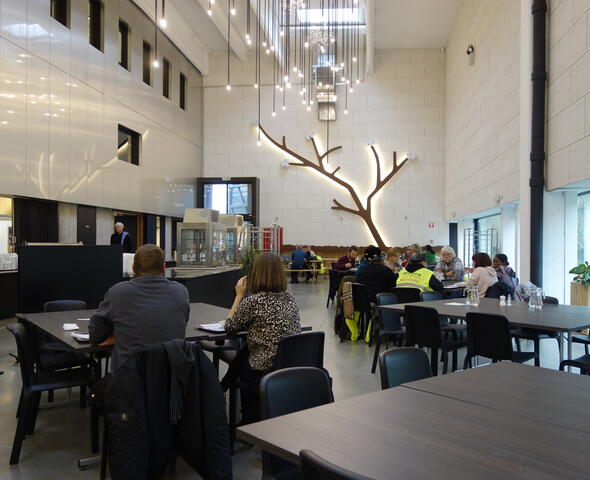 Lunch at restaurant Balenmagazijn