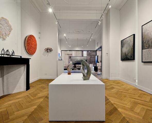 Zicht in de tentoonstellingsruimte 