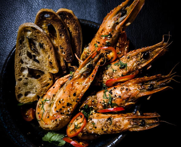 Tiger prawns