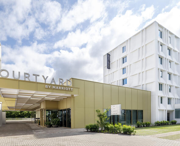 gevel van Courtyard by Marriott Ghent