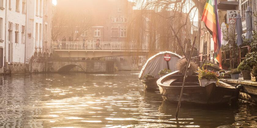 Boat trips on Ghent's inland waterways