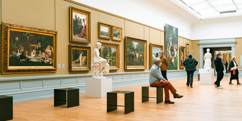 View of one of the exhibitions rooms