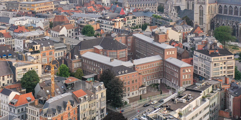 Aerial photo of the Provincial Government Building