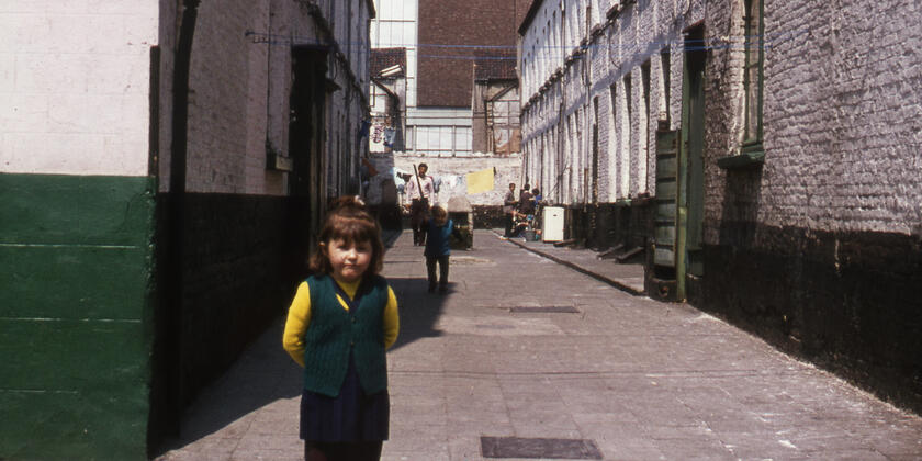 Beluik in de Zondernaamstraat, jaren 1970, Amsab-ISG