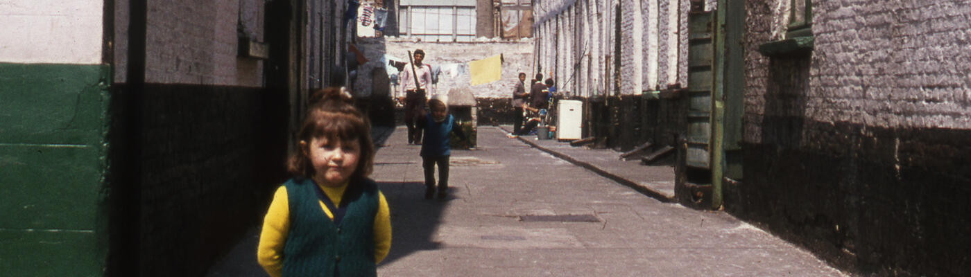 Children playing in the street