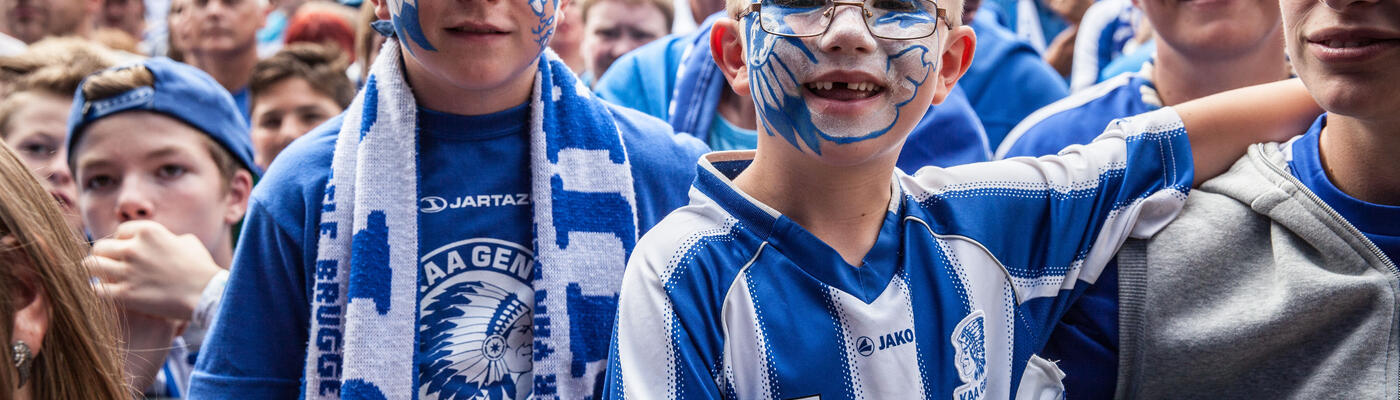 Jeunes supporters du KAA Gent