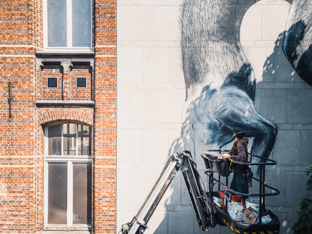 ©VisitGent ROA aan het werk voor het Van Eyck-jaar