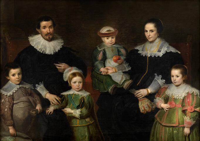 Schilderij 'Familieportret' van Cornelis de Vos