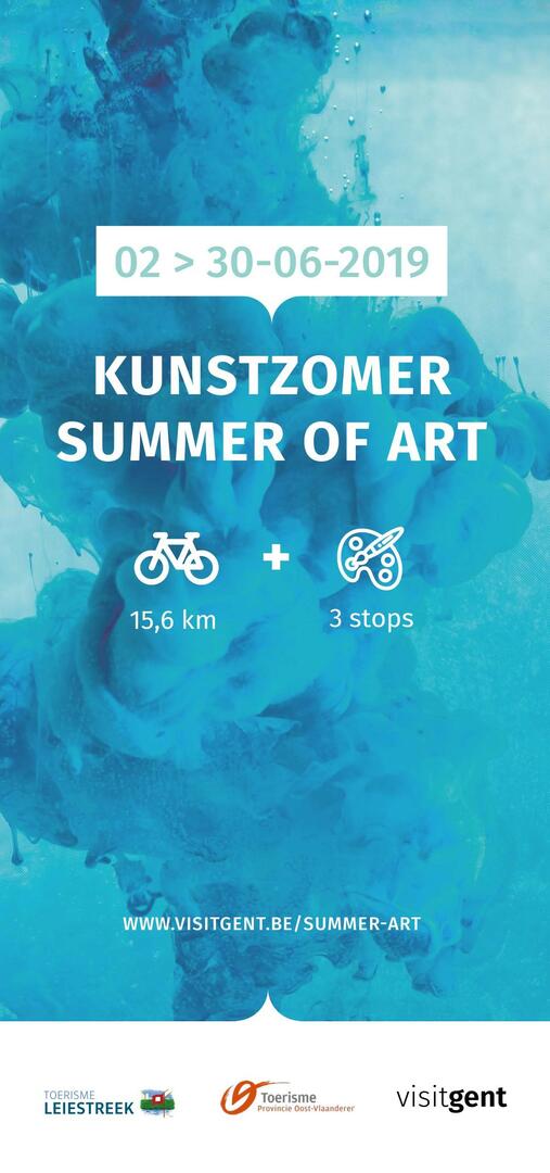 Cover flyer Summer of Art in Ghent