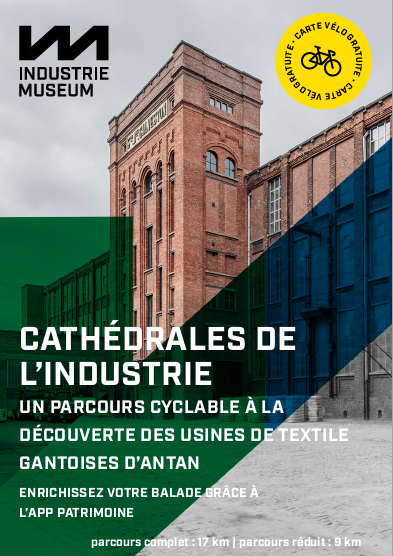 couverture de la brochure avec un bâtiment industriel