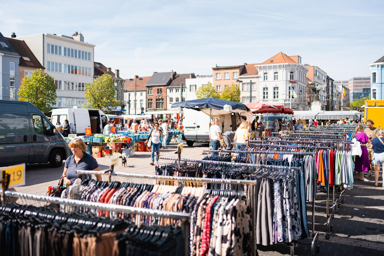 slepen Slager Verder Markt voor verse voeding en nieuwe koopwaar | Visit Gent