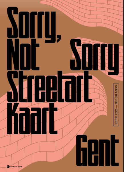 Cover van het Sorry, Not Sorry Streetart plannetje