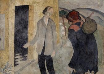 Gustave Van de Woestyne, Gastvrijheid voor vreemdelingen, 1920, MSK Gent