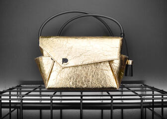 Golden handbag
