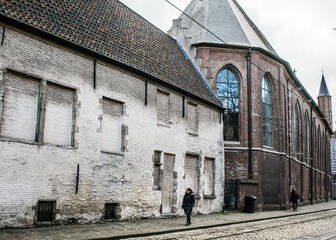 Contemporary art in an old setting in Ghent