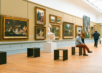 View of one of the exhibitions rooms