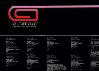 Culture Club line up jaren '90