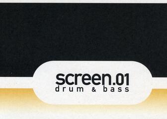 Flyer van Screen.01, een drum & bass party in Culture Club Gent in februari 2002- voorkant