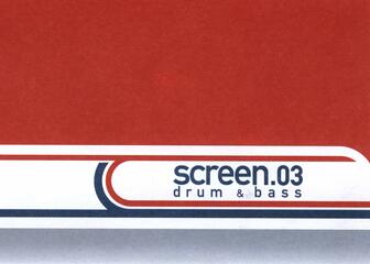 Flyer van Screen.03, een drum & bass party in Gent - voorkant