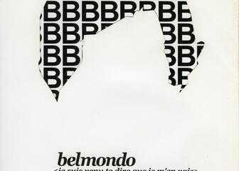 Uitnodiging Belmondo in zwart en wit