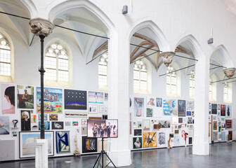 View of works exhibited at Kunsthal Gent