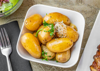 Bantam potatoes