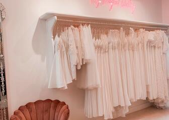 Be-Angeled - Rack of white garments