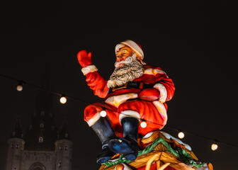 Statue des Weihnachtsmanns