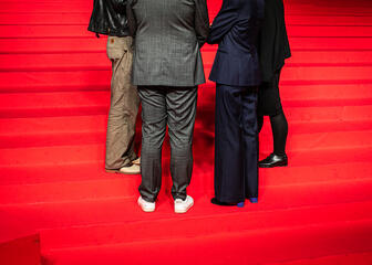 People on the red carpet at the Ghent Film Festival