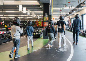 Indoor karting at Dok Noord