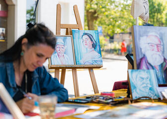 Kunstwerken tentoongesteld tijdens Kunstpromenade aan Portus Ganda