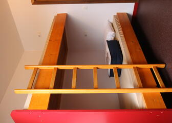 Room with bunk bed