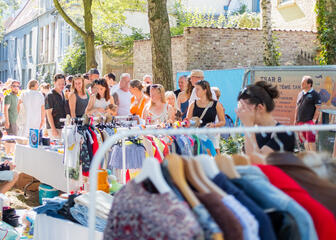 Rommelmarkt in het Patershol