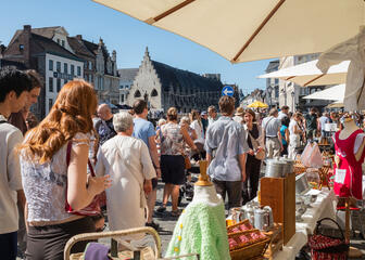 Rommelmarkt in het Patershol