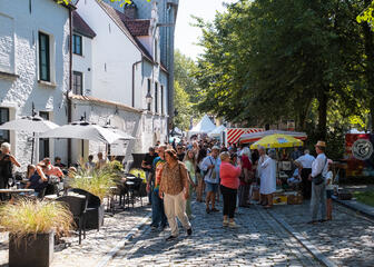 Rommelmarkt in het Patershol