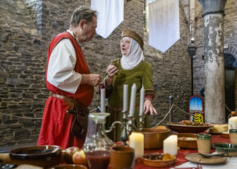 Voorstelling in het Gravensteen