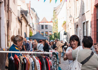 Rommelmarkt in het Patershol