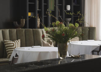 gedekte tafel bij OAK Gent