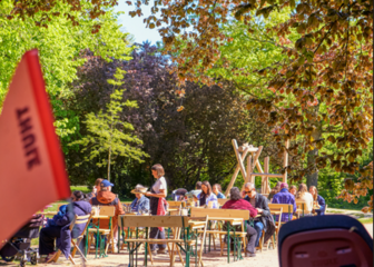 buitenfoto met zicht op het terras