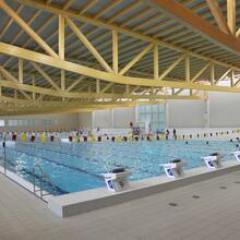 Olympisch zwembad Rozebroeken in Gent.
