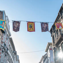 les drapeaux de Van Eyck