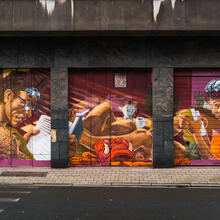 street art kunstwerk in gent