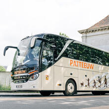 Reisebus an der Bijloke in Gent