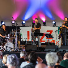 Musicians during Jazz in't Park